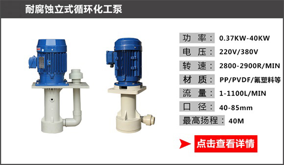 耐腐蝕立式循環(huán)化工泵